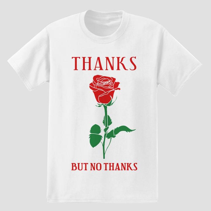 Target Men's Thanks But No Thanks Short Sleeve T-shirt - White