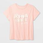 Shinsung Tongsang Women's Plus Size Thankful For Family Graphic T-shirt - Light Peach
