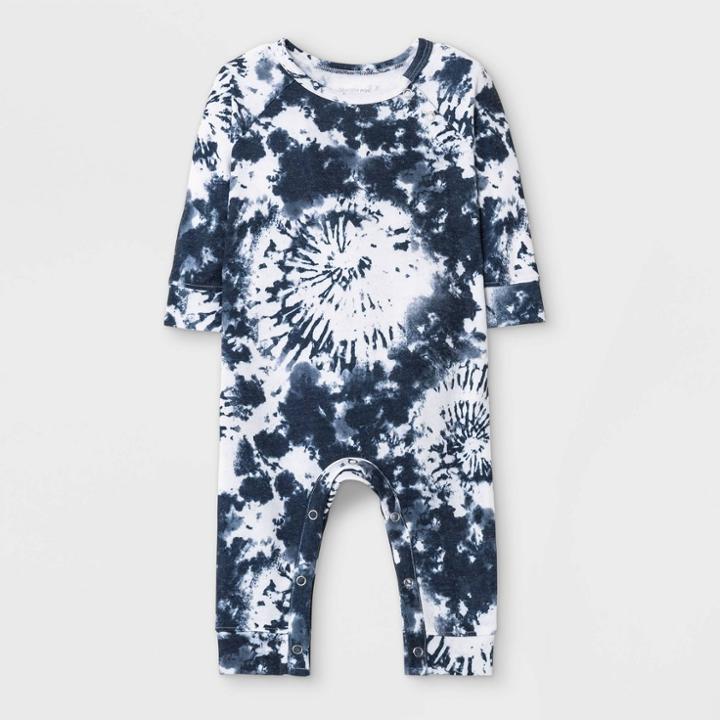 Grayson Mini Baby French Terry Tie-dye Romper - Newborn