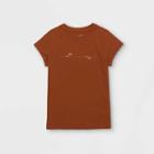 Women's Short Sleeve T-shirt - Universal Thread Rust