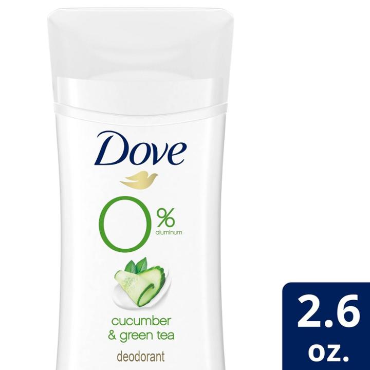 Dove Beauty 0% Aluminum Cucumber & Green Tea Deodorant