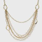 5 Row Chain Necklace - A New Day Gold