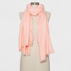 Women's Woven Mid Weight Oblong - A New Day Peach (pink)