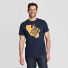 Men's Standard Fit Short Sleeve Golden State Graphic Crew Neck T-shirt - Goodfellow & Co Navy S, Men's, Size: