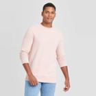 Men's Regular Fit Fleece Pullover Sweatshirt - Goodfellow & Co Pink
