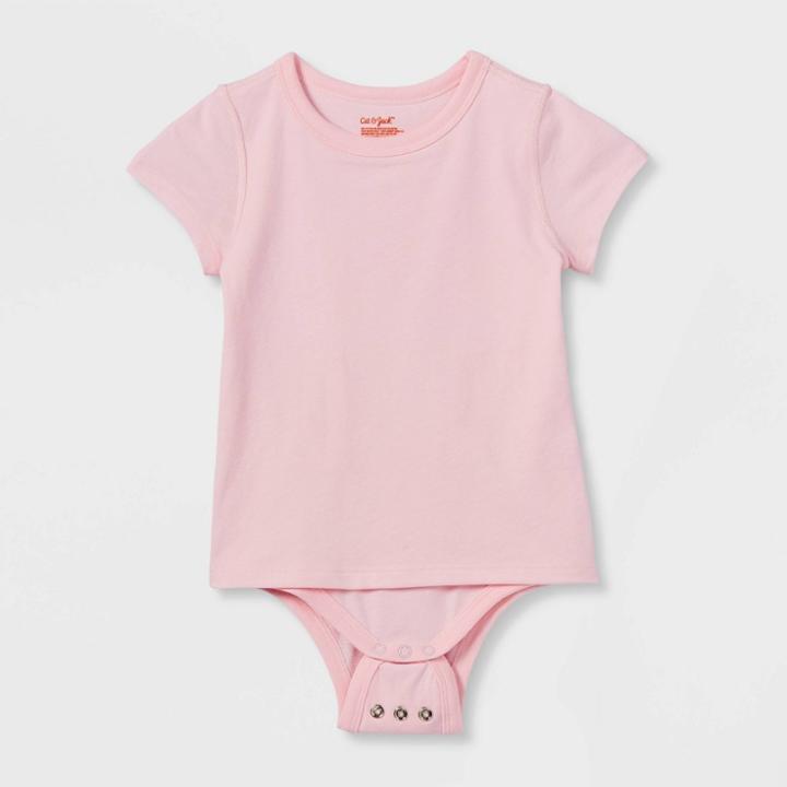 Toddler Kids' Adaptive Short Sleeve Bodysuit With Abdominal Access - Cat & Jack