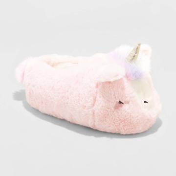 Kids' Jaslynn Unicorn Slippers - Cat & Jack Pink