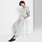 Women's High-rise Vintage Joggers - Wild Fable Gray Quilted