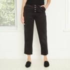 Women's High-rise Corduroy Pants - Who What Wear Black