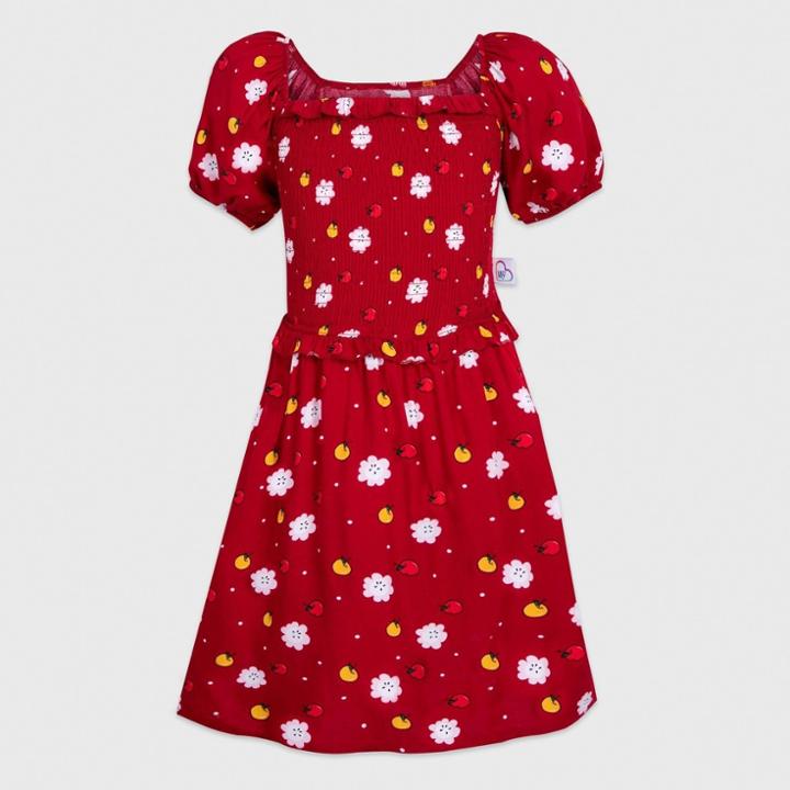 Girls' Disney Snow White Woven Dress - 4 - Disney