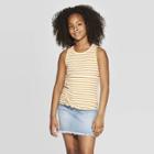 Girls' Twist Front Tank Top - Art Class Pink
