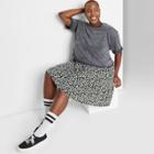 Women's Plus Size Rolled Short Sleeve Cropped T-shirt - Wild Fable Gray 1x, Women's,