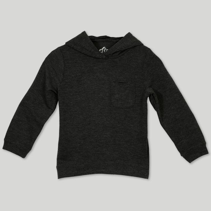 Afton Street Toddler Boys' French Terry Hooded Sweatshirt - Gray