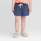 Toddler Girls' Knit Skort - Cat & Jack Indigo Blue 12m, Toddler Girl's