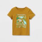 Toddler Boys' Parasaurolophus Dino Graphic Short Sleeve T-shirt - Cat & Jack Gold