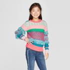 Girls' Fringe Pullover Sweater - Cat & Jack S,