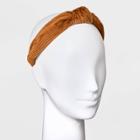 Corduroy Top Knot Headband - Universal Thread Brown