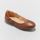 Women's Meredith Ballet Flats - A New Day Cognac