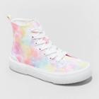 Girls' Cora Tie-dye Zipper Lace-up Sneakers - Cat & Jack 13,