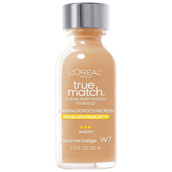 L'oreal Paris True Match Makeup W7 Carmel Beige 1 Fl Oz, Caramel Beige W7