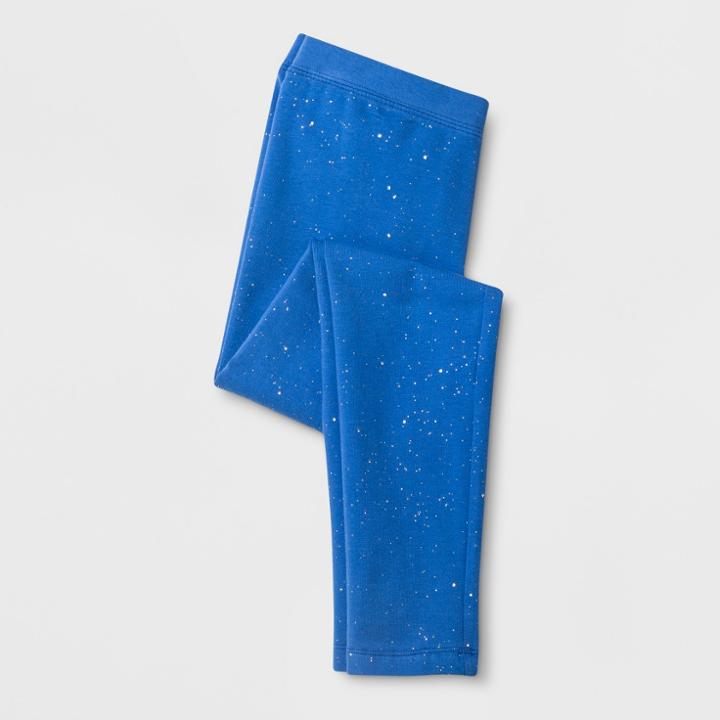 Girls' Leggings Pants - Cat & Jack Amparo Blue