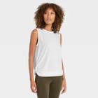 Women's Side-twist Tank Top - All In Motion White