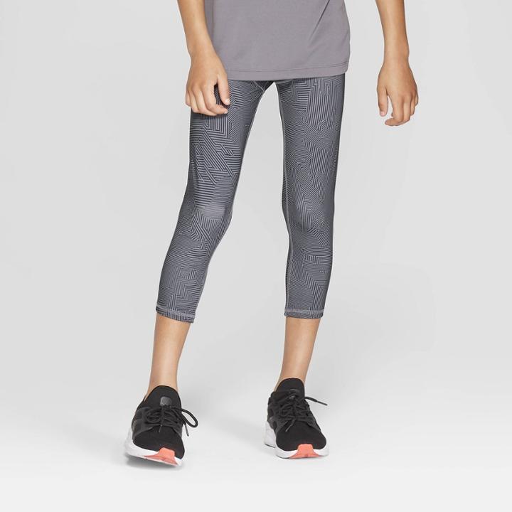 Boys' 3/4 Compression Tights - C9 Champion Gray