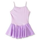 Danz N Motion By Danshuz Danz N Motion Girls' Keyhole Back Activewear Leotard Dress - Lavender (purple)