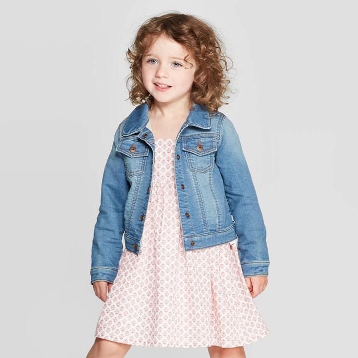 Oshkosh B'gosh Toddler Girls' Denim Jacket - Blue