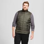 Men's Big & Tall Lightweight Puffer Vest - C9 Champion Viridian Olive Green