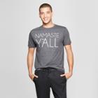 Men's Short Sleeve Namaste Ya'll Graphic T-shirt - Awake Charcoal