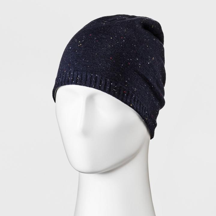 Men's Repreve Reversible Beanie - Goodfellow & Co Navy (blue)