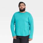 Men's Long Sleeve Run T-shirt - All In Motion Turquoise