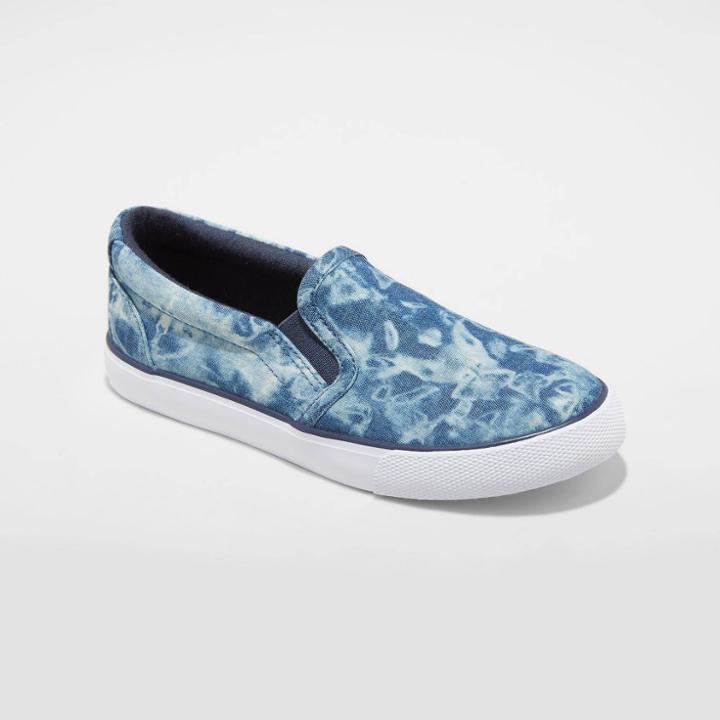 Boys' Enzo Slip-on Apparel Sneakers - Cat & Jack Blue