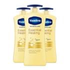 Vaseline Intensive Care Essential Healing Hand And Body Lotion - 3pk/20.3 Fl Oz