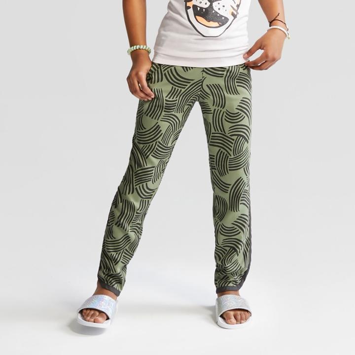 Girls' Printed Soft Fashion Pants - Cat & Jack Green