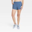Women's Mid-rise Run Shorts 3 - All In Motion Navy Blue