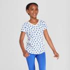 Girls' Short Sleeve Polka Dots T-shirt - Cat & Jack White