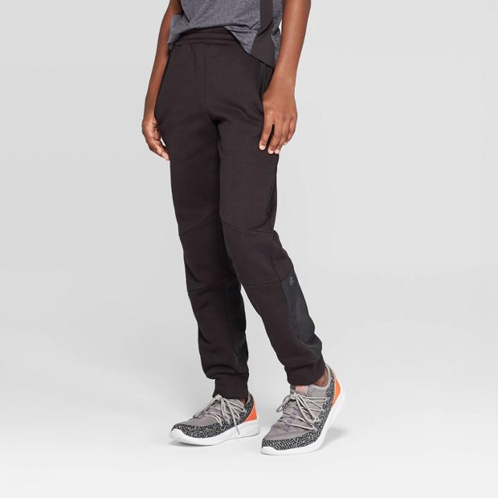 Boys' Premium Woven Pieced Fleece Jogger Pants - C9 Champion Black S, Boy's,