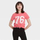 Grayson Threads Women's '76 Short Sleeve Graphic T-shirt - Red
