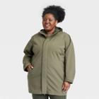Women's Plus Size Bonded Rain Jacket - All In Motion