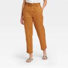Women's High-rise Tapered Pants - Universal Thread Brown