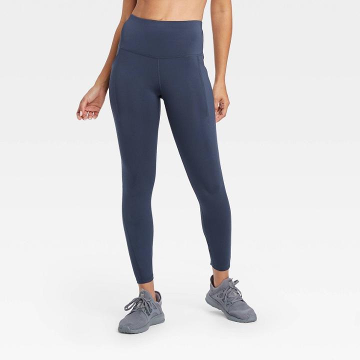 Women's Sculpted High-rise 7/8 Leggings 25 - All In Motion Navy S, Women's, Size: