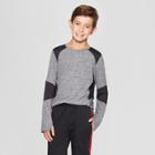 Boys' Novelty Pieced Long Sleeve T-shirt - C9 Champion Black