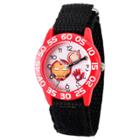 Boys' Marvel Emoji Iron Man Plastic Time Teacher Watch - Black