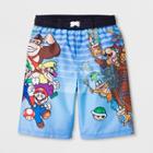 Boys' Super Mario Swim Trunks - Blue