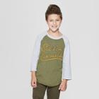 Boys' Raglan Sleeve T-shirt - Art Class Green