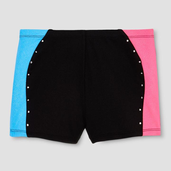 Freestyle By Danskin Girls' Activewear Shorts - Black
