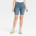 Women's High-rise Bermuda Jean Shorts - Universal Thread Medium Wash 00,
