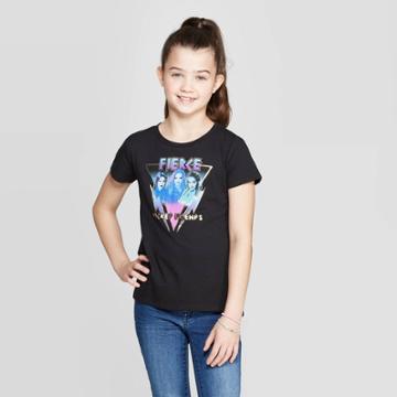 Girls' Descendants Short Sleeve T-shirt - Black